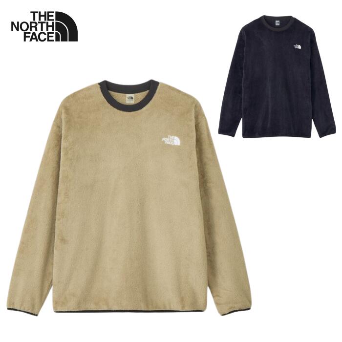 ザ・ノース・フェイス バーサミッドクルー メンズ メンズ S-XL ブラック/ベージュ NA72480 THE NORTH FACE VERSA VERSA MID CREW フリース ノースフェイス