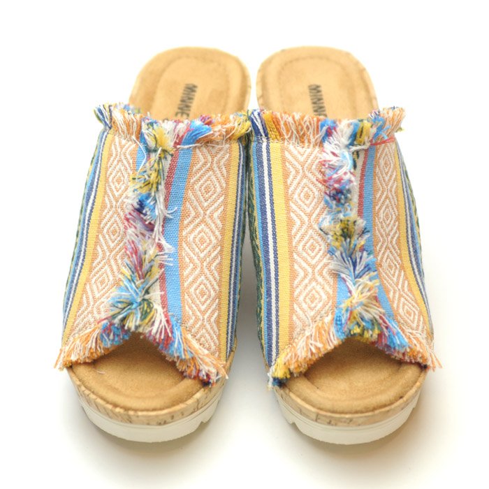 ミネトンカ ウェッジサンダル ヨーク 19春夏新色 レディース マルチカラー ピンク ヒール ウェッジソール 厚底 MINNETONKA YORK LADYS 国内正規品 73301 ミネトンカ ウェッジサンダル ヨーク 19春夏新色 レディース マルチカラー ピンク ヒール ウェッジソール 厚底 MINNETONKA YORK LADYS 国内正規品 73301