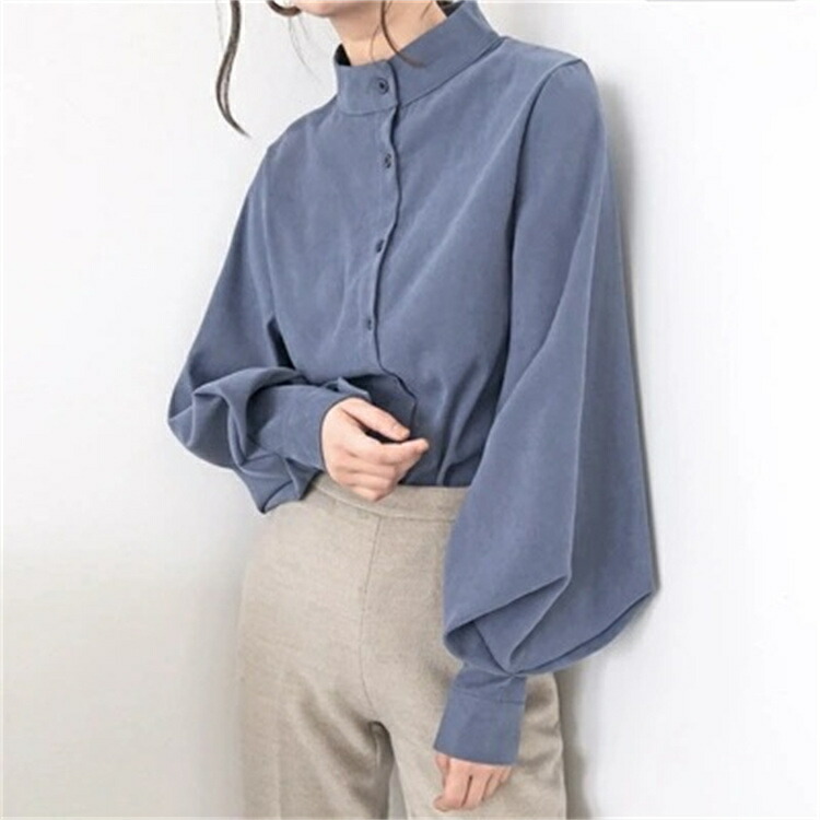 【楽天市場】HaruFantasy【送料無料】ワイシャツ レディース 事務服 長袖 オフィス ビジネス シャツ レディース 就活 通勤 OL ...