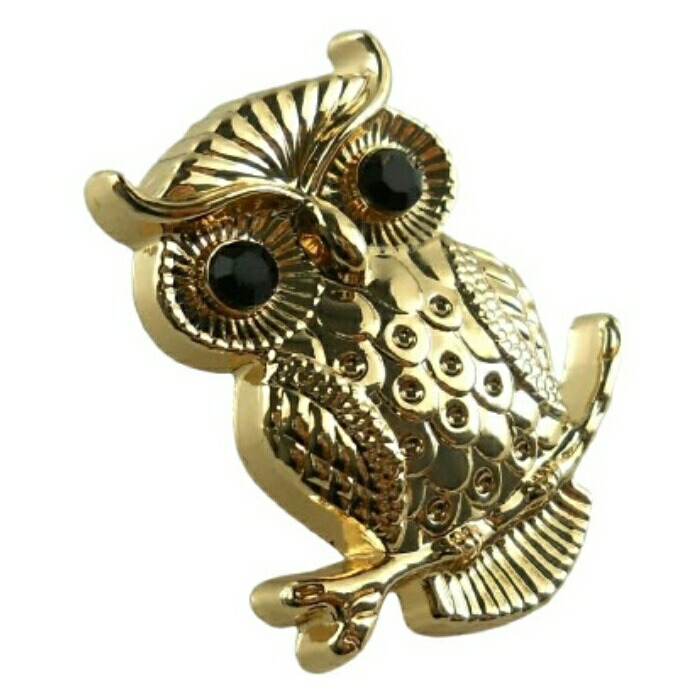 【侍】ART PINS アートピンズ シルバー フクロウモチーフ 万歩計/ピンバッチ 2点組 箱付 kk202 中級 フル ダイヤモンドアート キット ビーズ刺繍 ステンドグラス