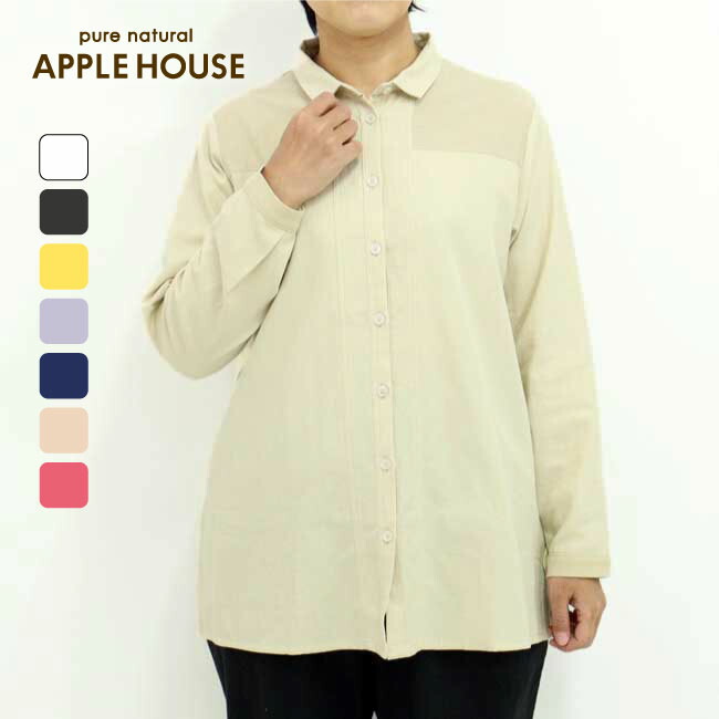 美品　アップルハウス　シャツ　ブラウス 楽天市場】アップルハウス マジパンブラウス Mサイズ Lサイズ