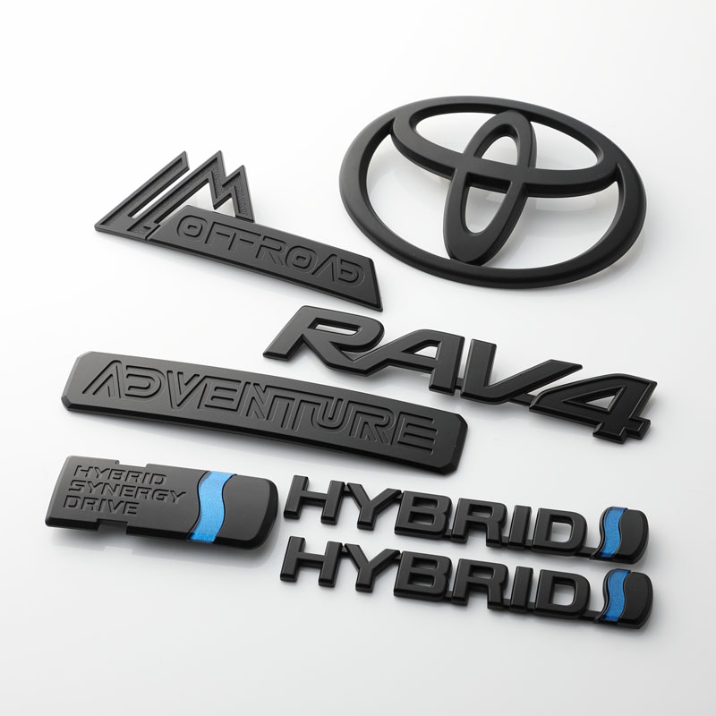 開店記念セール トヨタ RAV4ハイブリッド マット ブラック エンブレム ...