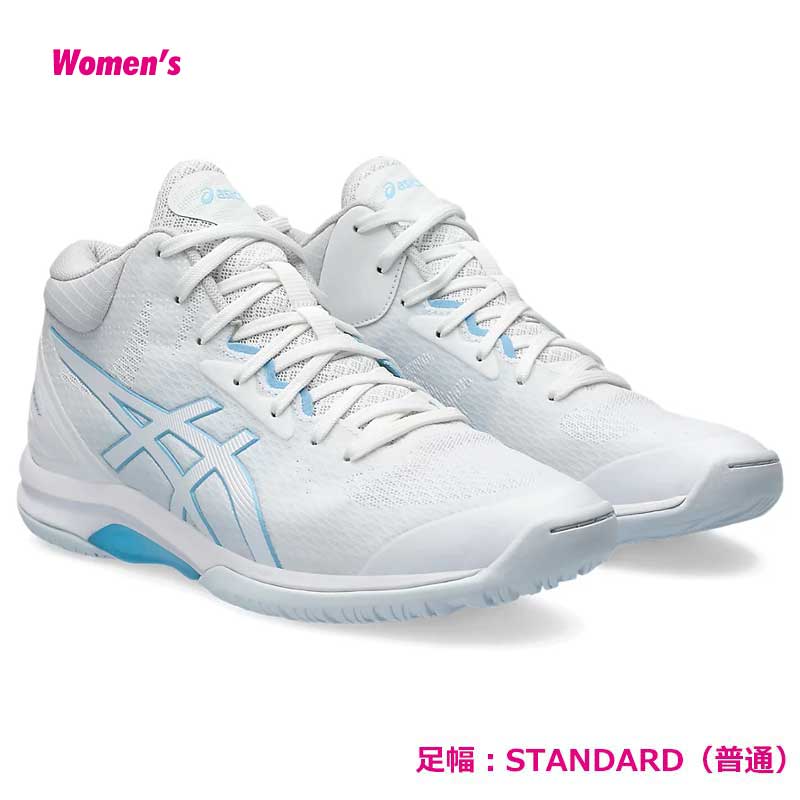 【新品未使用】 ASICS バスケットボールシューズ 女性用 ホワイト/ミント Amazon | [アシックス] LADY GELFAIRY 8 TBF403