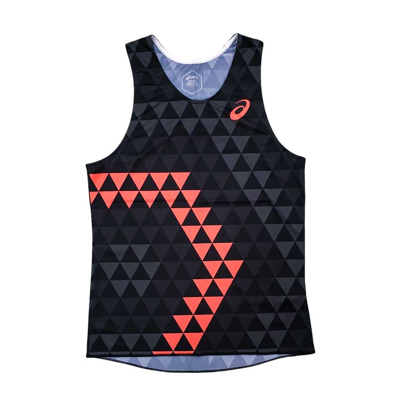 ASICS SINGLET exclusive アップル運動競技事あたらしい シングレット アシックス メンズランニングウェア asmst wasm(asmrt202210)
