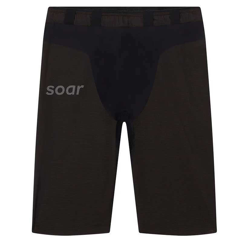 SOAR Running Mens Marathon Speed Shorts Black メンズランニングウェア wsom(ss2mblack)｜アップルスポーツ　店