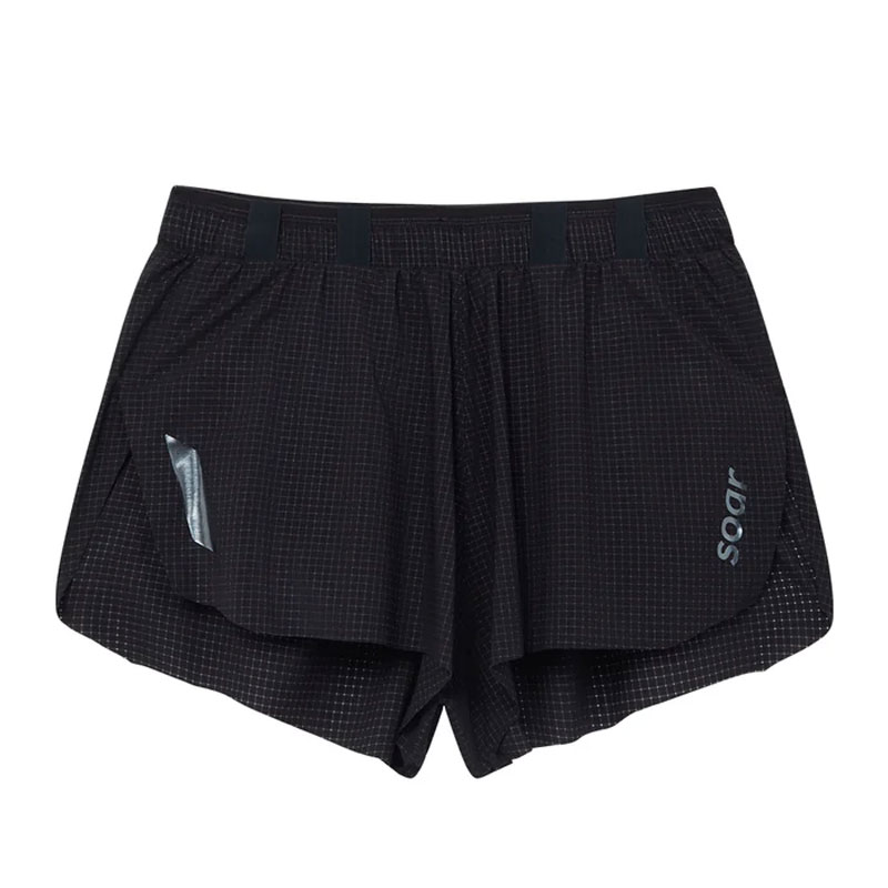 SOAR Running Mens MARATHON SHORTS Black メンズランニングウェア 2026SS wsom(ss26ss1mblk)