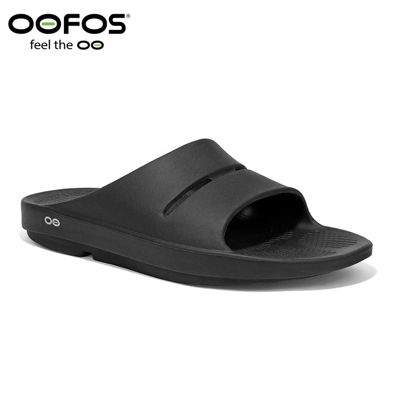 【最短即日発送】ウーフォス OOFOS リカバリーサンダル OOahh-Black ooahh black 正規品 slide(020050211)