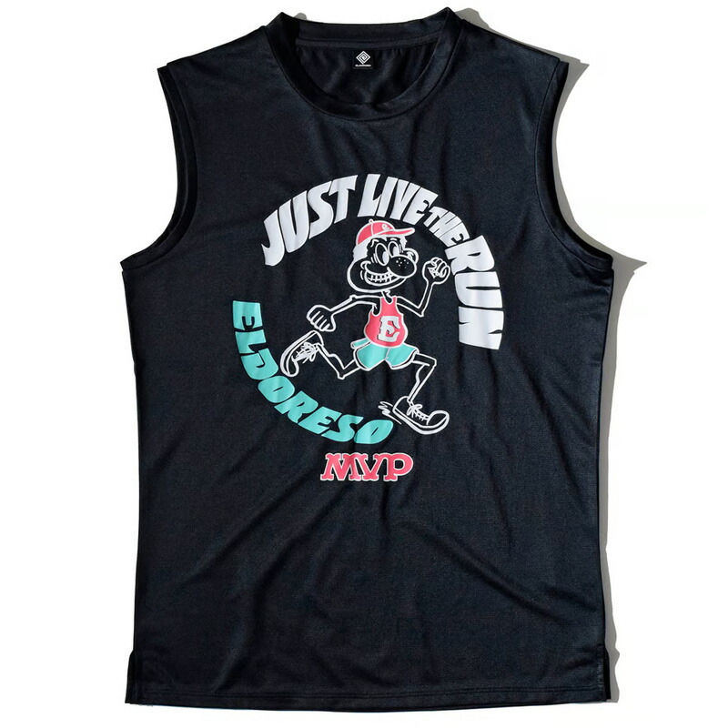 エルドレッソ　アシックス　スリーブレス シャツ　Mサイズ エルドレッソ ELDORESO Anti Age Sleeveless アンチエイジ