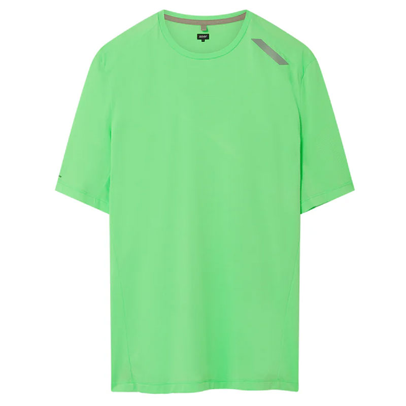 SOAR Running Mens Eco Tech T Bright Green メンズランニングウェア 2026SS wsom(ss26st2mgree)|アップルスポーツ 店