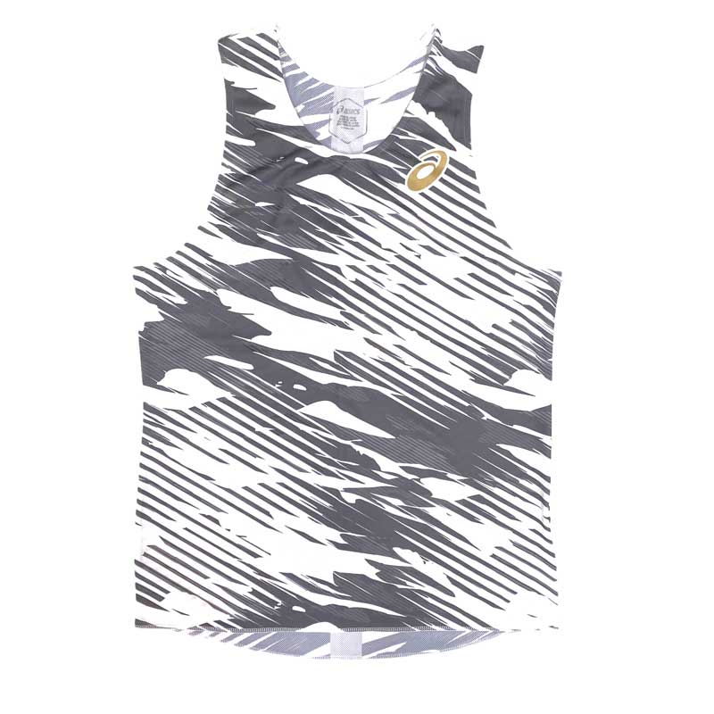 ASICS SINGLET exclusive アップル運動競技一風変わった シングレット アシックス メンズランニングウェア asmst wasm(asmrt202216)