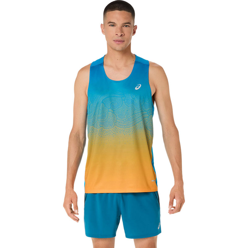 アシックス ロード フェイド シングレット ROAD FADE SINGLET メンズランニングウェア ASICS 2026SS wasm(2011d522400)
