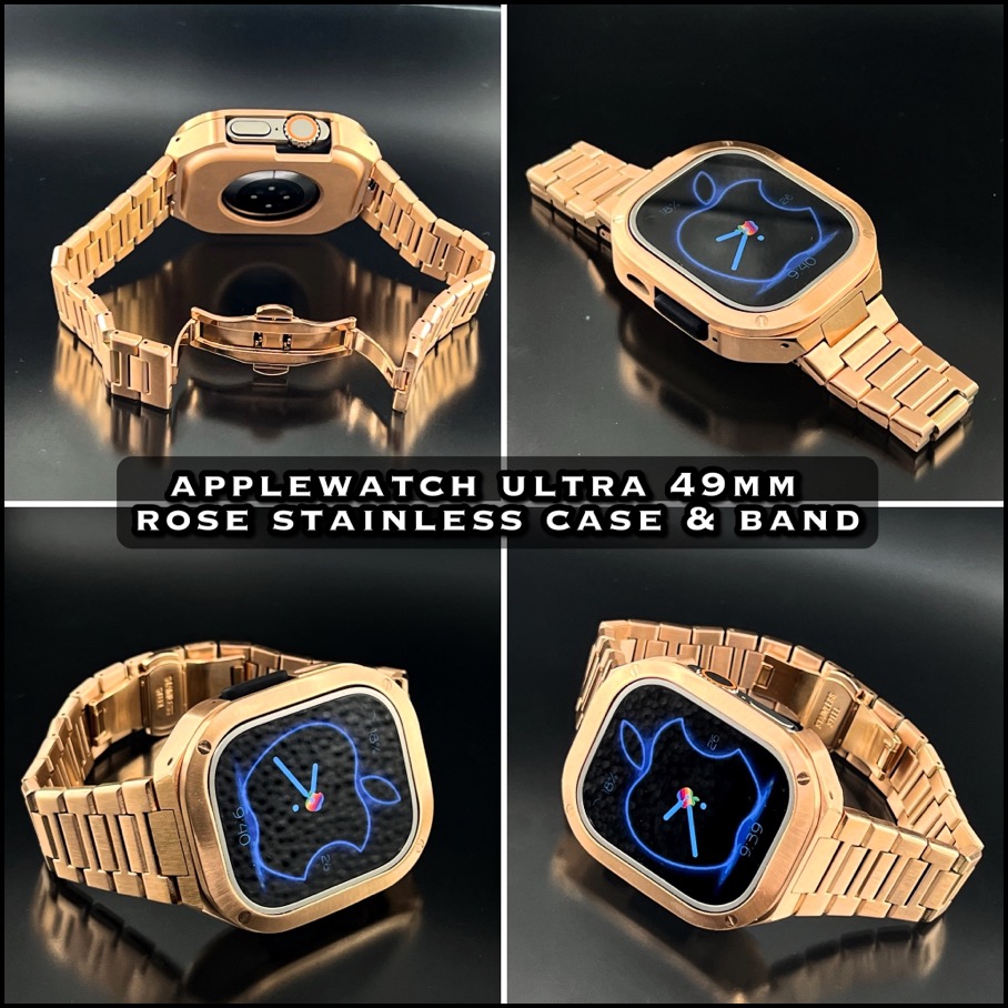 アップルウォッチ バンド Ultra 49mm用ケース 　カスタム 楽天市場】ブラック ウルトラ 49mm 動画 アップルウォッチ