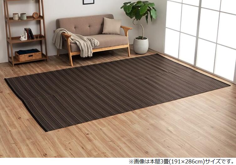 イケヒコ 洗える PPカーペット アウトドア ペット ブラウン 江戸間6畳(約261&times;352cm) シンプル ブラウン 2126406【代引き不可】【北海道沖縄離島は配送不可】-お取り寄せ品-｜パソコンパーツのアプライド