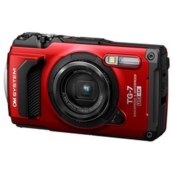 デジタル写真機 OMデジタルソリューションズ OM SYSTEM Tough TG-7 [赤いこと] 【取りやめる不可・北海道沖縄離島送りとどける不可】 0057-4545350055981-ds