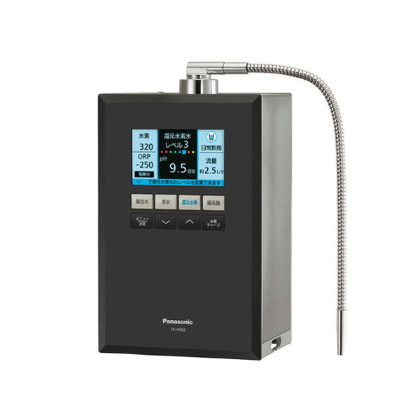 浄水器・整水器 Panasonic / パナソニック 立てなおすH水生み出すこと器 TK-HS92-K [ブラックメタリック] 【取りやめる不可・北海道沖縄離島送りとどける不可】 0057-4549980621585-ds