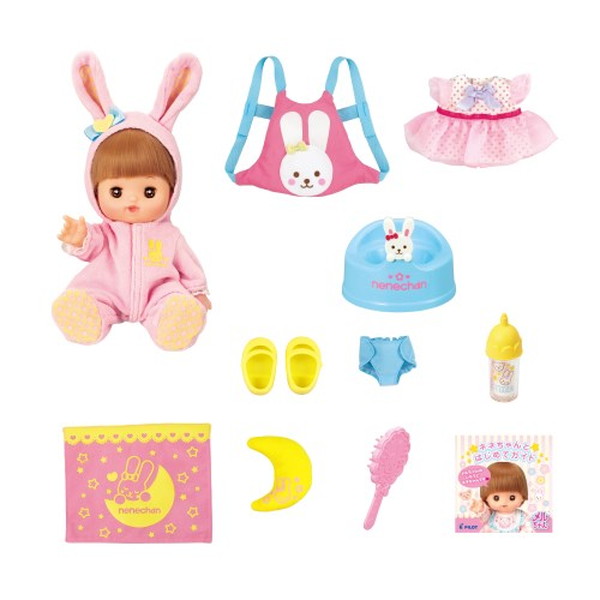 メルちゃん おめめぱちくりネネちゃん 入門セット おもちゃ こども 子供 女の子 人形遊び 1歳6ヶ月 -お取り寄せ-【キャンセル不可・北海道沖縄離島配送不可】 0389-4977554514405-ds