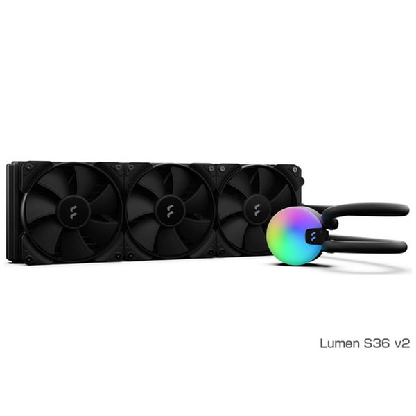 簡易水冷クーラー Fractal Design Lumen S36 v2 FD-W-L1-S3611 【キャンセル不可・北海道沖縄離島配送不可】 -お取り寄せ- 4537694317665-ds｜パソコンパーツのアプライド
