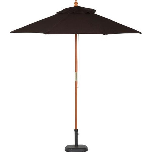 不二貿易 木製パラソル 210cm ブラウン 210BR 210BR 商品コード60160 【代引･日時指定･キャンセル不可･北海道沖縄離島配送不可】 -お取リ寄せ- 4953980601605-ds