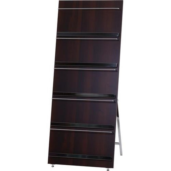 不二貿易 ウッドマガジンラック デコール 5段 ワイド HGL-5814 商品コード82310 【代引･日時指定･キャンセル不可･北海道沖縄離島配送不可】 -お取リ寄せ- 4953980823106-ds