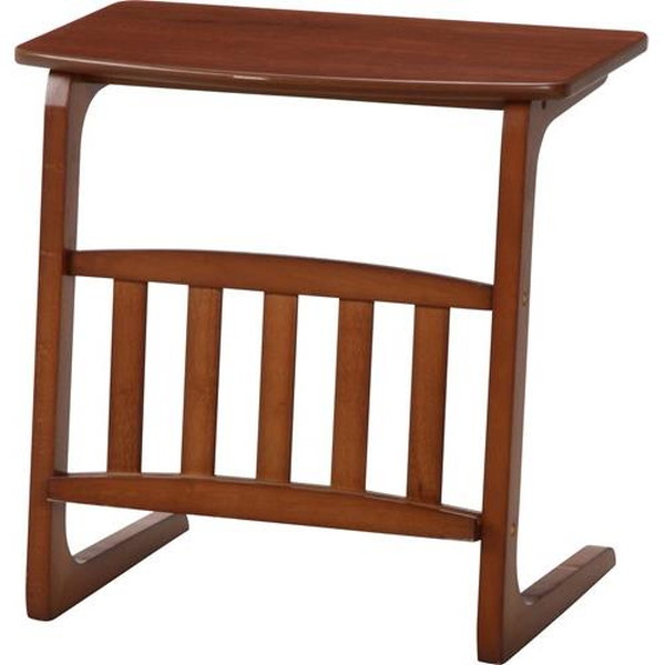 不二貿易 サイドテーブル ノルン マガジンラック付キ Table-16-5534 商品コード96553 【代引･日時指定･キャンセル不可･北海道沖縄離島配送不可】 -お取リ寄せ- 4953980965530-ds