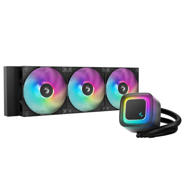 Deepcool LE360 V2 R-LE360-BKAMMC-G-2 CPUクーラー ブラック 最大3400RPM 6スロット 4極モーター 【キャンセル不可・北海道沖縄離島配送不可】 -お取り寄せ- 4537694367189-ds