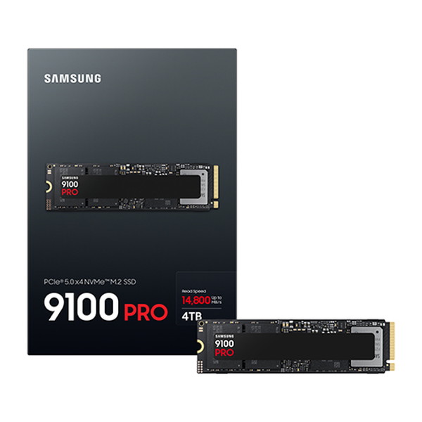 Samsung SSD 9100 PRO 4結核症 MZ-VAP4T0B-IT PCIe 5.0 NVMe M.2 4000GB PCI-Express Gen5 サムスン 【とり止める不可・北海道沖縄離島送りとどける不可】-お取り寄せ- 4560441099842-ds
