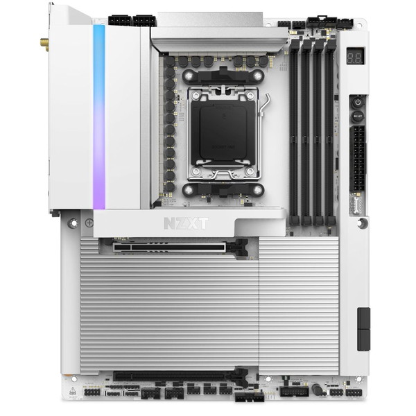NZXT 母ちゃんゲーム盤 N9 X870E 白いこと N9-X87XT-W1 AM5相応う AMD X870E積み上げる ATX 【とり止める不可・北海道沖縄離島送りとどける不可】 -お取り寄せ- 4943508304699-ds