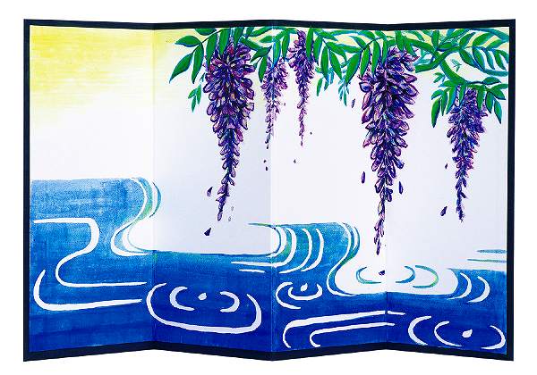 楽天市場】仮名料紙 二曲屏風｜書道 書道用品 和小物 作品展示 和風