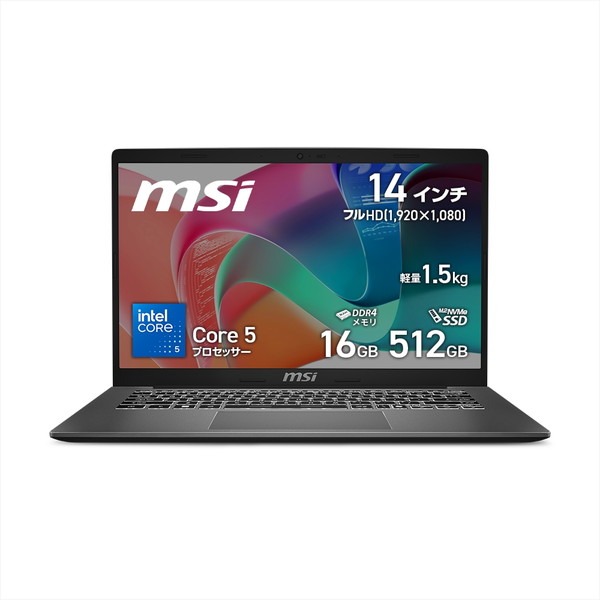楽天市場】MSI ビジネスノートPC Modern-14-F13MG-5424JP 14インチ