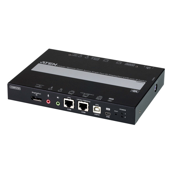 ATEN IP KVM取り替えっこ CN9950 1田舎ふう/リモート メモリアクセス分かち合う 1界面 DisplayPort KVM over IP 4K相応う RS-232C相応う 【とり止める不可・北海道沖縄離島送りとどける不可】-お取り寄せ- 4710469340666-ds