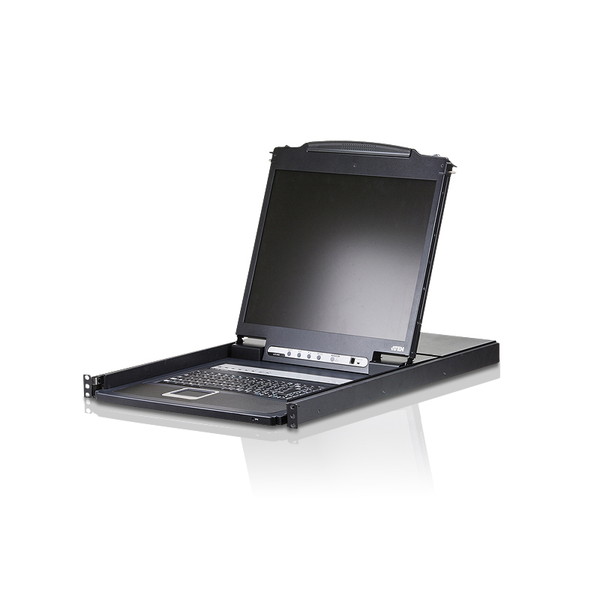 ATEN KVMドロワー CL1308NJJL 8界面 なおなお書き/2-USB VGA LCD 19in LCD一体型 ロング軌跡【とり止める不可・北海道沖縄離島送りとどける不可】-お取り寄せ- 4719264642401-ds
