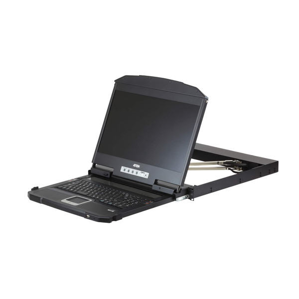 ATEN KVMドロワー CL3800NWJJL USB HDMI DVI VGA デュアル横すべり相応うLCDコンソールドロワー（見せ物貨物自動車相応う） ロング軌跡【とり止める不可・北海道沖縄離島送りとどける不可】-お取り寄せ- 4719264646430-ds