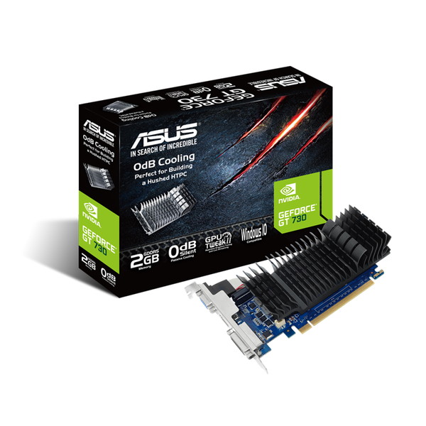ASUS VGA GT730-SL-2GD5-BRK 2GB GDDR5 グラフィック歌留多 NVIDIA GeForce GT 730 / HDMI 1.4a 気違い受け答え心積もり 2拡張スロット GPU Tweak II 【取りやめる不可・北海道沖縄離島送りとどける不可】 0886227990399-ds PCパーツ-パソコン・周辺機器