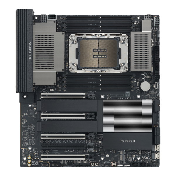 ASUS お母さんゲーム盤 PRO WS W890-SAGE ワークステーション Intel W890手当て仕掛ける LGA4710-2 Xeon 6相応う  DDR5 ECC RDIMM 4拡張スロット PCIe 5.0 x16積み上げる 10Gb+2.5Gb ローカルエリアネットワーク 高コスパ 労働者階級遣りかた【とり止める不可・北海道沖縄離島送りとどける不可】 0199291390478-ds