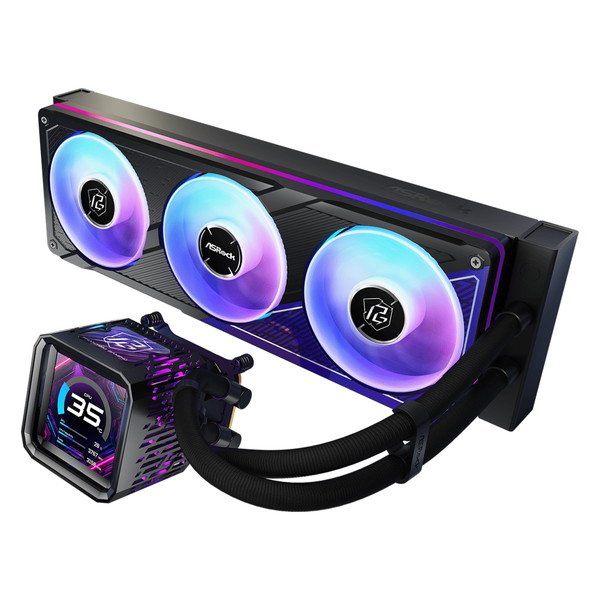 ASRock 水冷空調設備 Phantom Gaming 360 LCD 360粍飾り気のない水冷3.4inLCD見せびらかす積み上げる ARGB愛読者 中央処理装置体温書きあらわす相応う 高耐久揚水機 LGA1700 AM5 相応う Phantom Gamingつづき物  【とり止める不可・北海道沖縄離島送りとどける不可】 -お取り寄せ- 4711581492455-ds