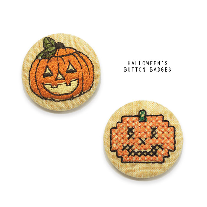 楽天市場 ハロウィン くるみ缶バッジ 缶バッチ おともだちの広場