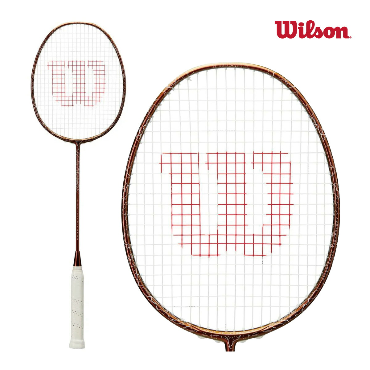 【美品・試打のみ】ウィルソン社 ベルテックス9000 （VERTEX 9000） VERTEX(Wilson) ウィルソン バドミントンラケット ベルテックス