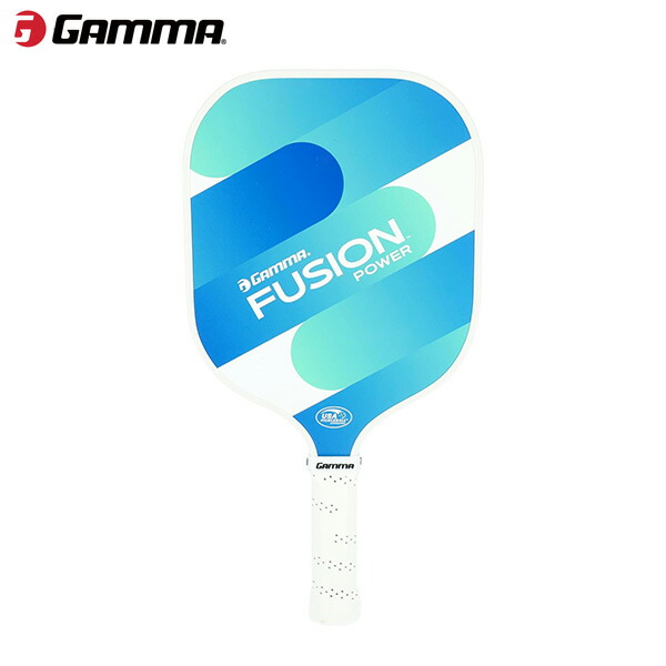 楽天市場】GAMMA ピックルボールパドル FUSION POWER (ブルー&グリーン