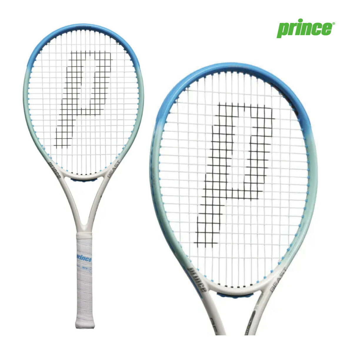 PRINCE　ビースト 100 (280g)　 7TJ236　 2025SS　ホワイト×ブルー　プリンス　BEAST 100(280g)　テニスラケット　 ラケット　硬式テニス 21,560円
