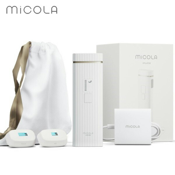 アイリスオーヤマ MiCOLA 光美容器 ハイパワー 男女兼用 ホワイト LB-M101-W IRIS 冷却式 家庭用 ムダ毛ケア ミコラ
