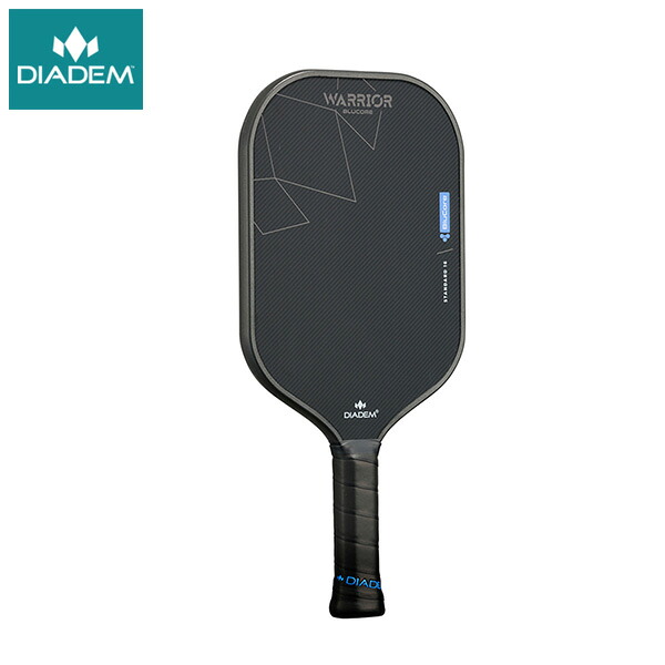 DIADEM ピックルボールパドル WARRIOR BLUCORE STANDARD16 25FW ブラック TPA018 ダイアデム PICKLEBALL PADDLE ラケット ウォーリアー ブルーコア スタンダード16