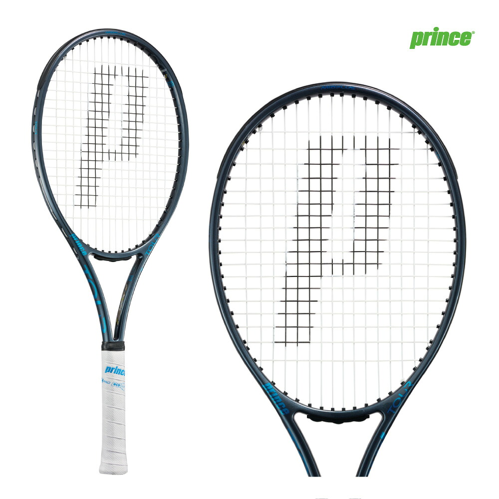 PRINCE　ツアー 100 エル　7TJ253　2025FW　グレイッシュブルー×ブルー　プリンス　TOUR 100 L　テニスラケット　ラケット　テニス　硬式テニス