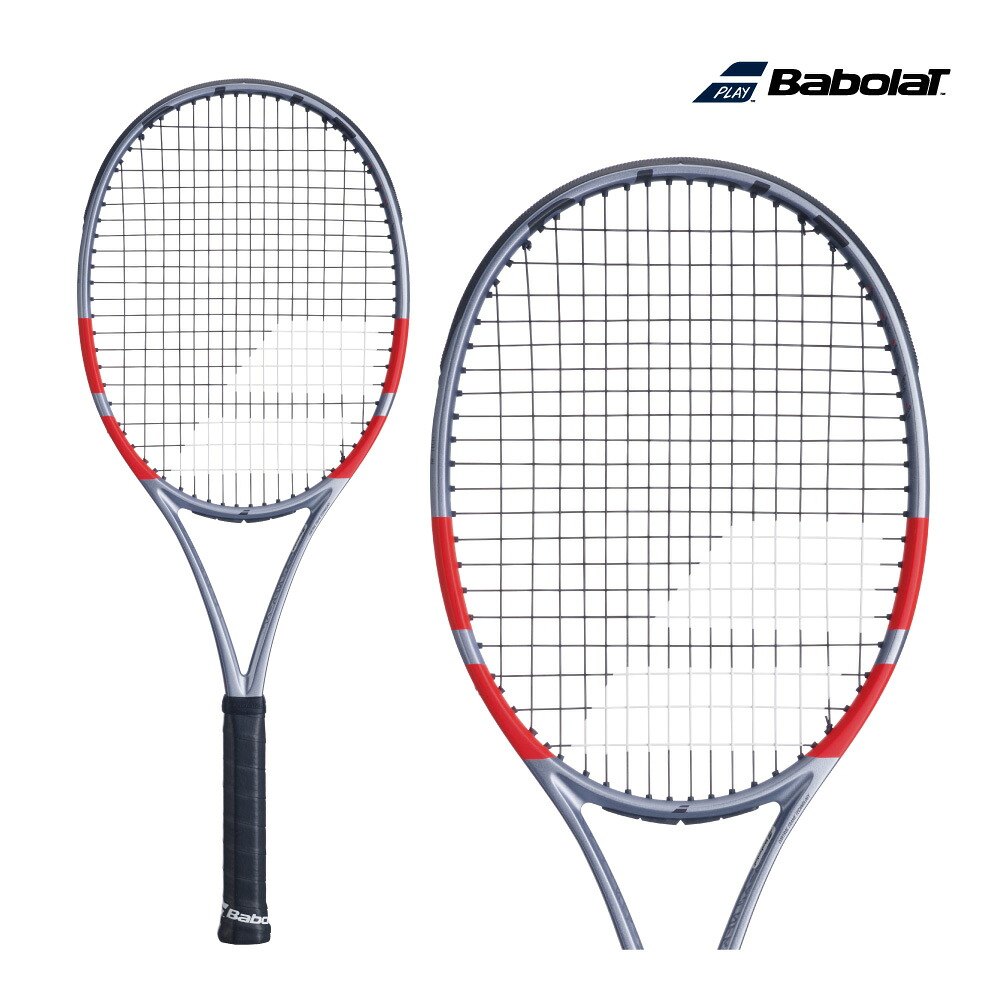 Babolat　ピュアストライク100 16/20　101576-100　2025FW　メタリックグレー　ラケット　テニス　テニスラケット　硬式テニス　バボラ　Pure Strike 100 16/20