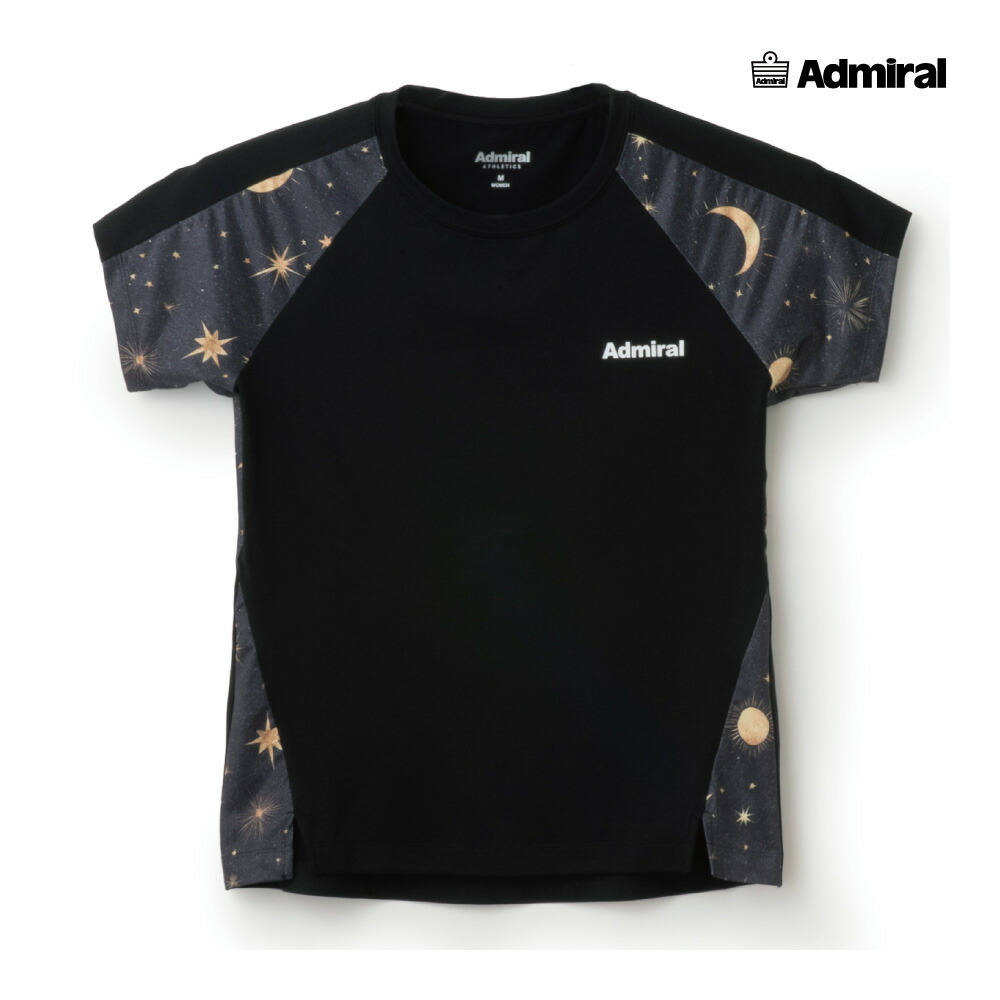 アドミラル タックフレアヘムグラフィックショーツ サイズLL ブラック