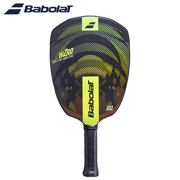 【4日20時～28H限定★最大ポイント47倍】Babolat ピックルボールパドル PADDLE WZRD 160023 ブラック/イエロー ワーズ バボラ ラケット