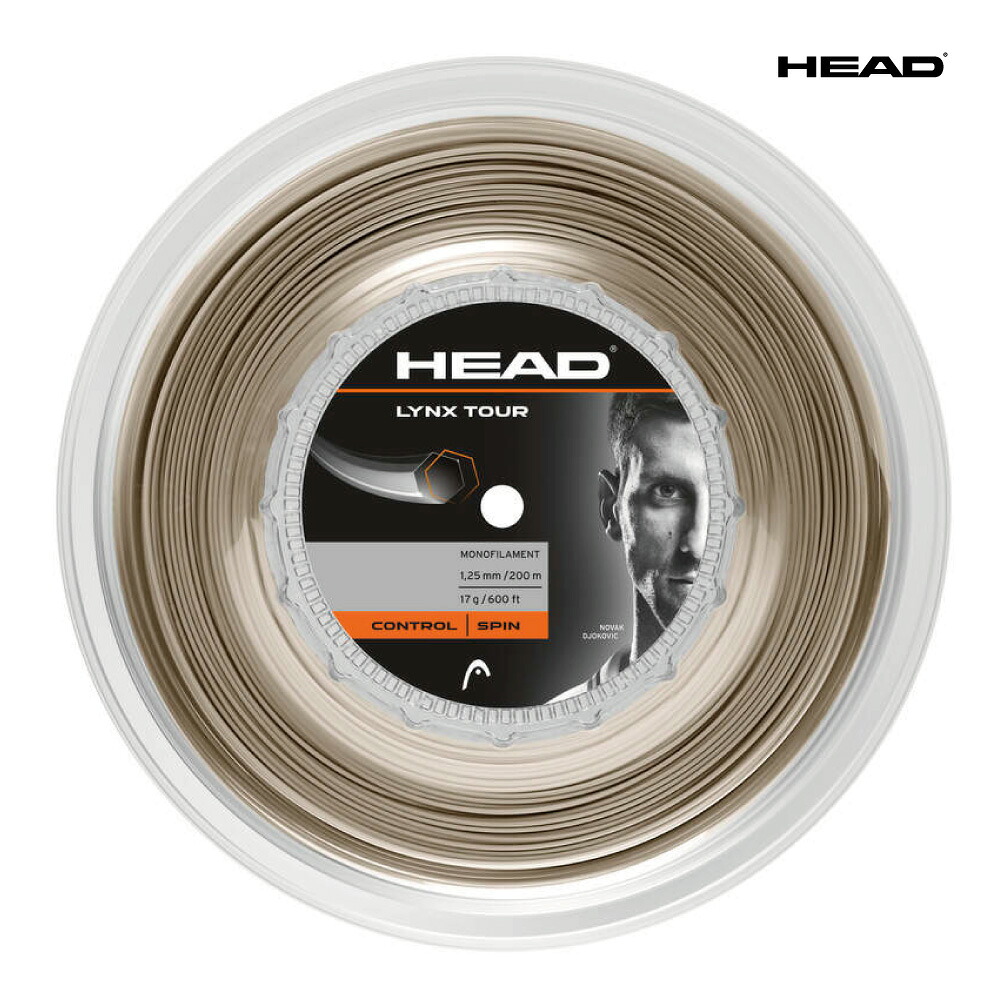 HEAD　LYNX TOUR　リンクスツアー 200ｍ ロール　ヘッド　281799　硬式　テニス　ストリング　ガット　1.25mm/17G