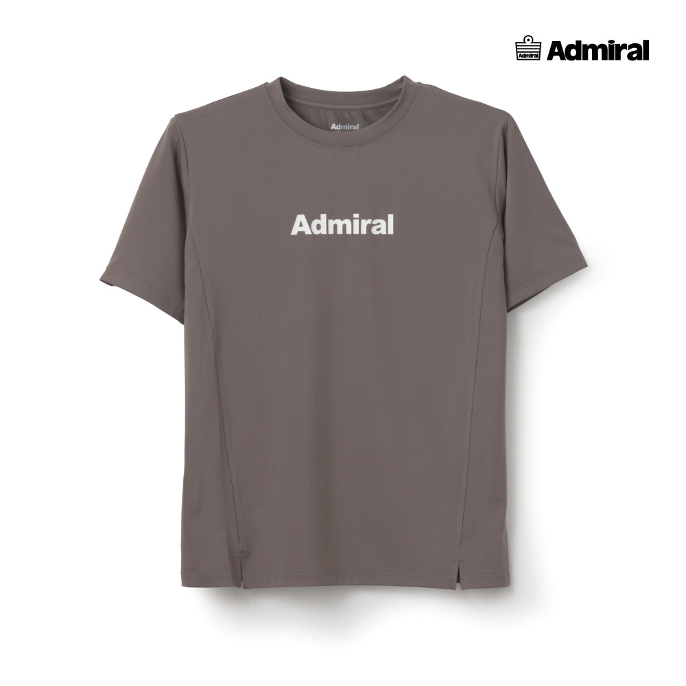 ADMIRAL　メンズ　スリットヘムミニマムTEE 　ATMA603-25　2026SS　モカ　吸水速乾　UVカット　ストレッチ　アドミラル　MEN　テニスウェア　バドミントン　ソフトテニス