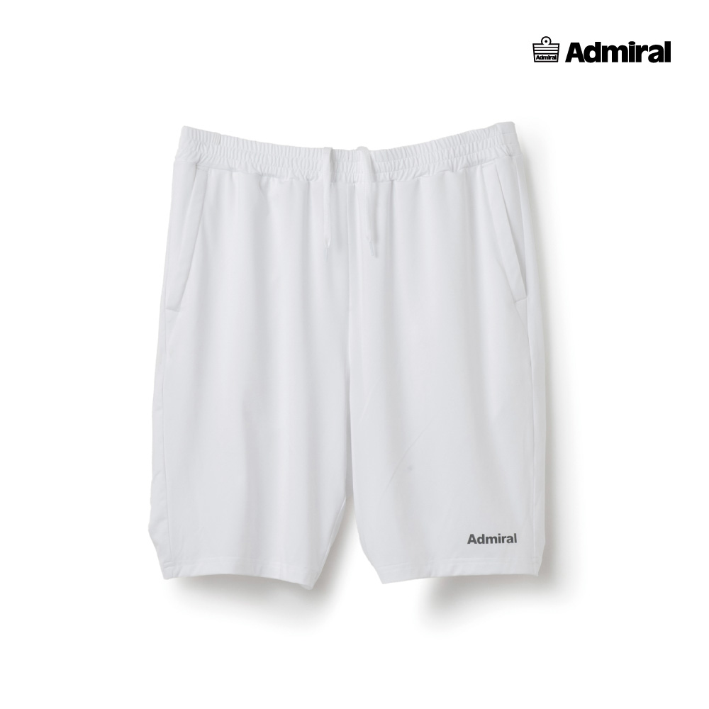 【9日0時～26時間限定★最大ポイント47倍 】ADMIRAL　メンズ　ミニマルショーツ　ATMA605-00　2026SS　ホワイト　吸水速乾　UVカット　ストレッチ　アドミラル　MEN　テニスウェア　バドミントン　ソフトテニス