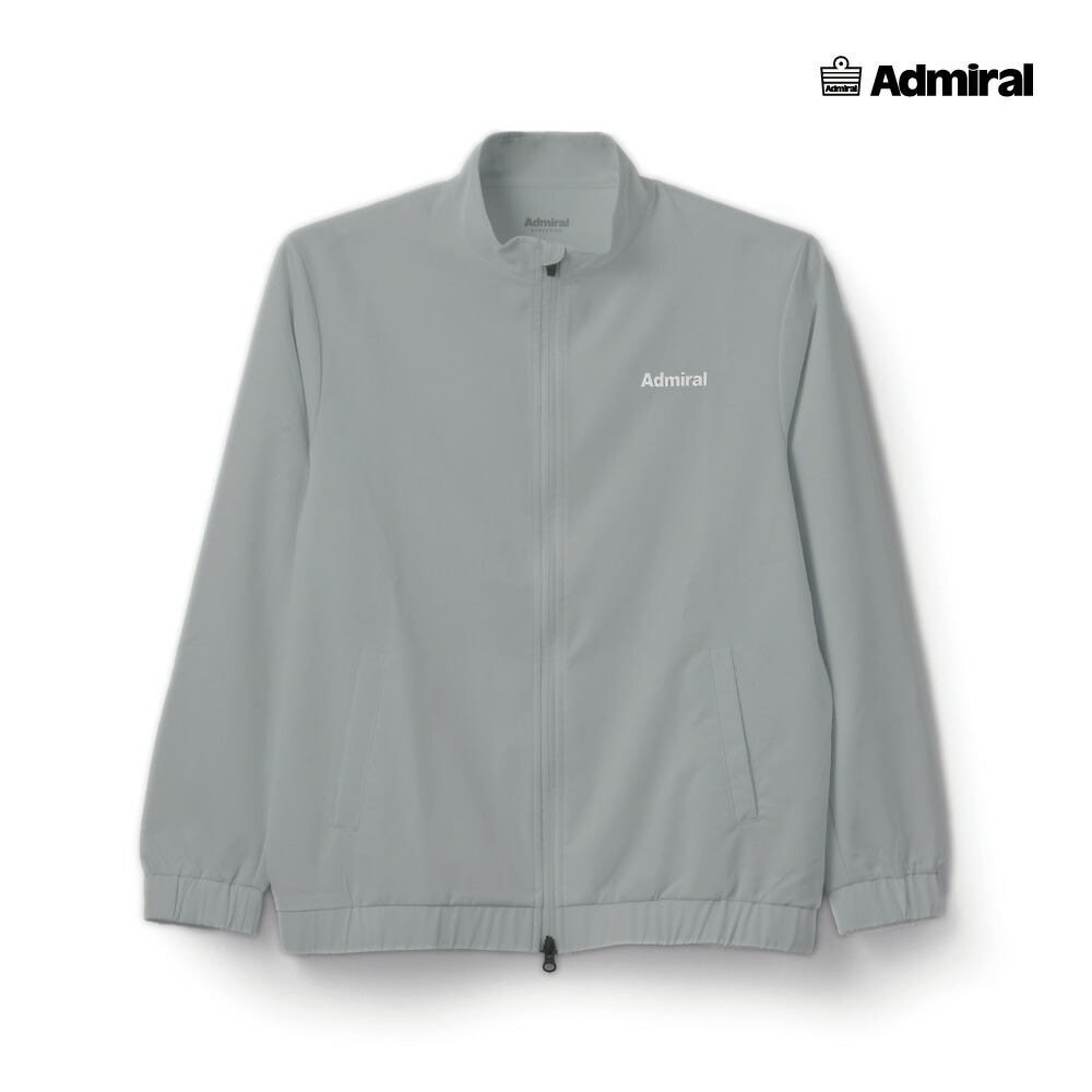 ADMIRAL　メンズ　セットアップジャケット　ATMA609-19　2026SS　グレー　吸水速乾　軽量　アウター　アドミラル　MEN　テニスウェア　バドミントン　ソフトテニス