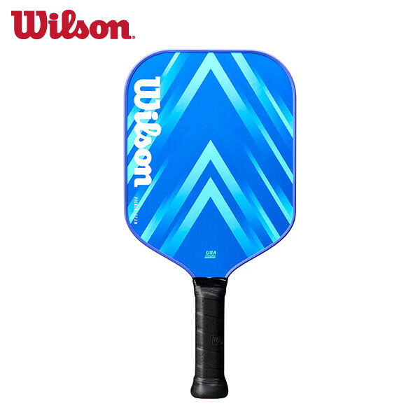 【19日20時～28H限定★最大ポイント47倍 】ウィルソン ピックルボールパドル FIERCE TEAM V2 2 26SS Blue/White WR89138011U2 Wilson PICKLEBALL ラケット 13mm ファイバーグラス ブルー&times;ホワイト｜ラケットショップ・アプローチ